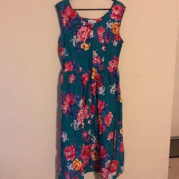 ModCloth floral swing dress size 14/16 - Picture 1 of 3